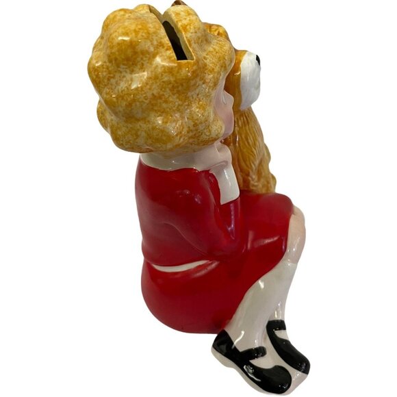 Annie & Sandy Ceramic Coin Bank By Applause - Picture 2 of 5